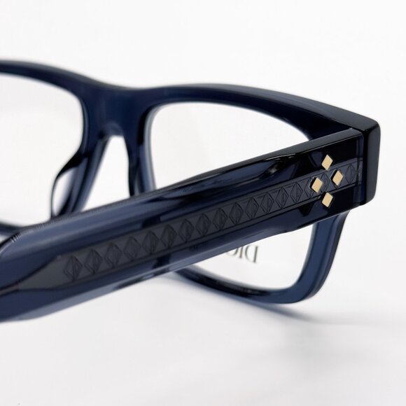 NEW DIOR CD DIAMONDO S3I 3000 SQUARE BLUE GREY EYEGLASSES DIOR - Picture 5 of 9